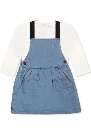 Tommy Hilfiger Ensemble haut-robe en jean à bretelles