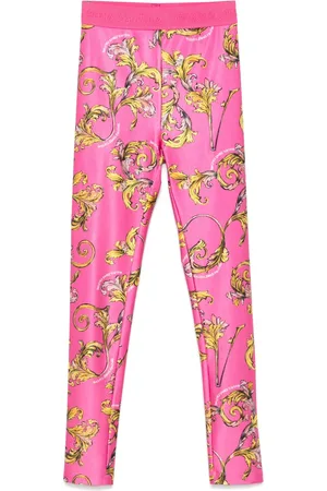 VERSACE Legging à imprimé baroque