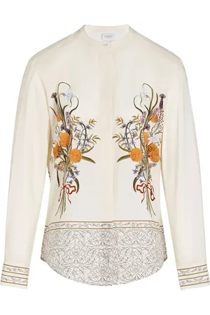 Giambattista Valli Blouse Marigold Bouquets
