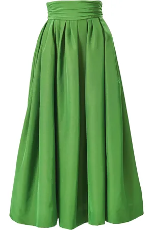 Carolina Herrera Jupe mi-longue à design plissé