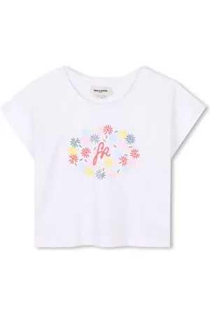 Sonia Rykiel Enfant T-shirt à logo imprimé