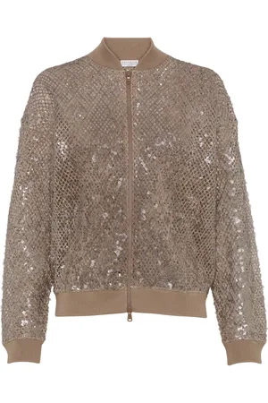 Brunello Cucinelli Cardigan brodé de sequins