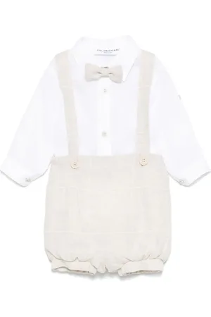 COLORICHIARI Ensemble haut-short à rayures