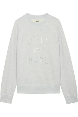 Zadig & Voltaire Sweat à ornements strassés