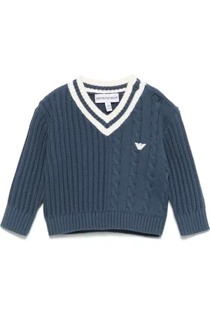 Emporio Armani Pull à patch logo