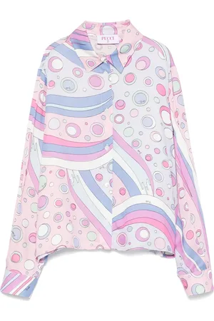 PUCCI Junior Chemise à imprimé abstrait