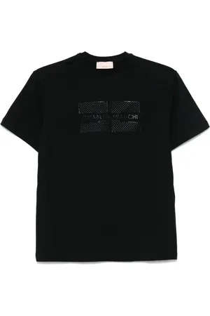 Elisabetta Franchi T-shirt à logo strassé