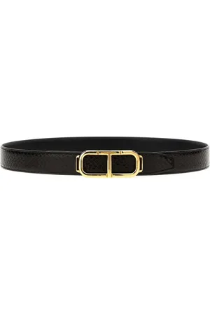Tom Ford Ceinture à boucle logo T