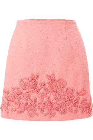 Carolina Herrera Minijupe à broderies