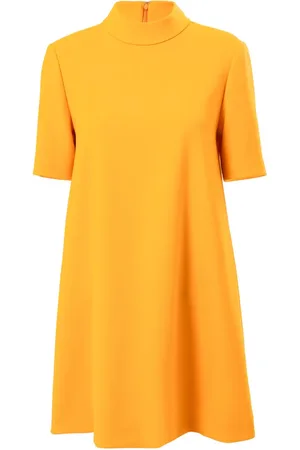 Carolina Herrera Robe courte évasée à col montant
