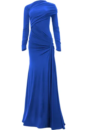 Carolina Herrera Robe longue à effet drapé