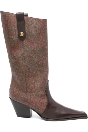 Etro Chaussures à motif cachemire en jacquard 60 mm