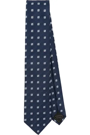 BRIONI Cravate à motif géométrique