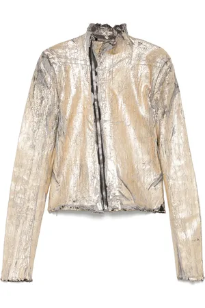 Rick Owens Veste à effet craquelé