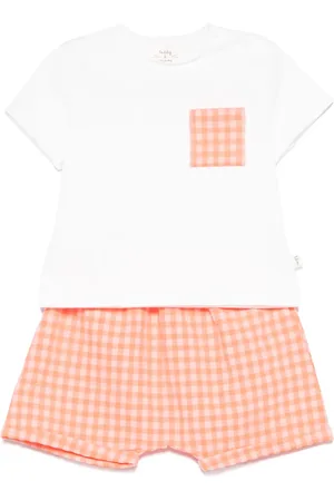 TEDDY & MINOU Ensemble t-shirt-short à carreaux vichy