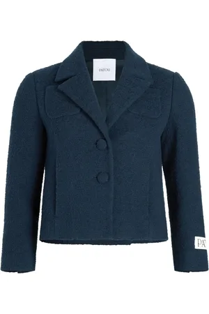 Patou Veste en tweed à coupe crop