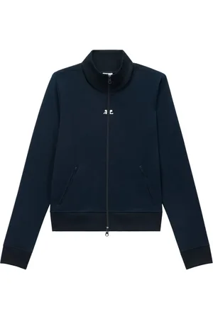 Courrèges Veste de sport à logo brodé