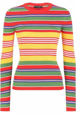 Dolce & Gabbana Pull en coton à rayures