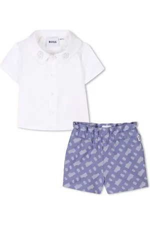 HUGO BOSS Ensemble chemise-bermuda en coton
