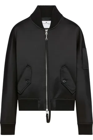 Courrèges Veste bomber à fini satiné