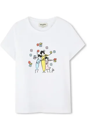 Sonia Rykiel Enfant T-shirt à imprimé graphique