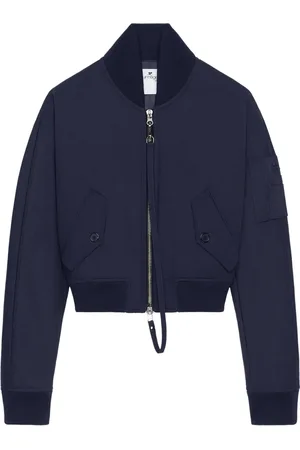 Courrèges Veste bomber à coupe crop