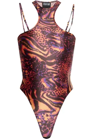 VERSACE Body à imprimé animalier