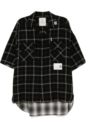 Maison Mihara Yasuhiro Chemise superposée à carreaux