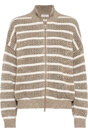 Brunello Cucinelli Cardigan à rayures