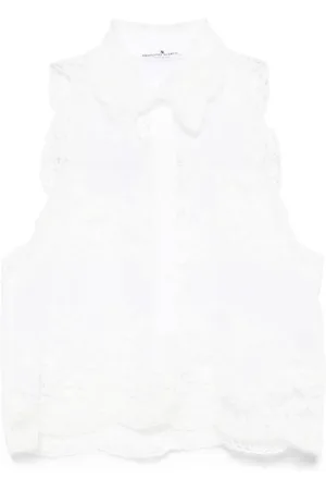 ERMANNO SCERVINO Débardeur à fleurs brodées