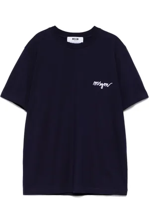 Msgm T-shirt à logo brodé