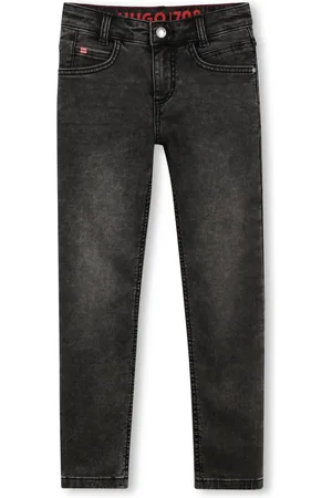 HUGO BOSS Jean cigarette à patch logo