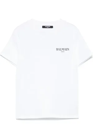 Balmain T-shirt à logo imprimé