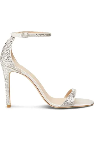 Stuart Weitzman Sandales Nudist Shine 100 mm