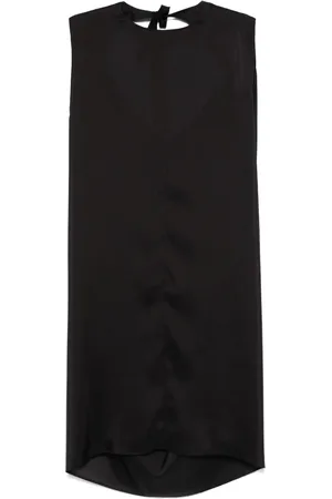 Maison Margiela Robe en soie à coupe mi-longue