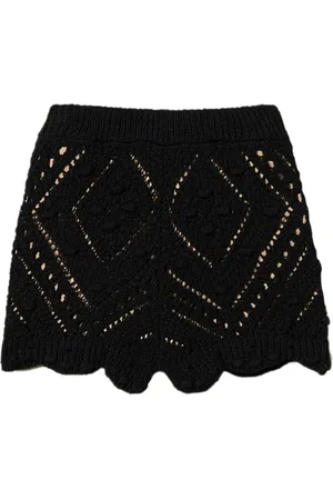 Twin-Set Short en maille ajourée