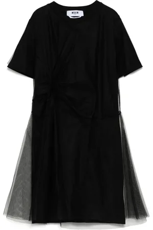 Msgm Robe à détails en résille