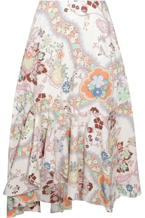 Etro Jupe mi-longue à fleurs