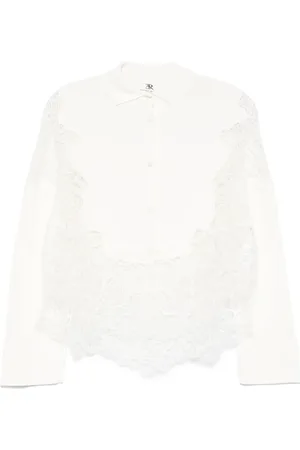 ERMANNO SCERVINO Chemise à empiècement en dentelle