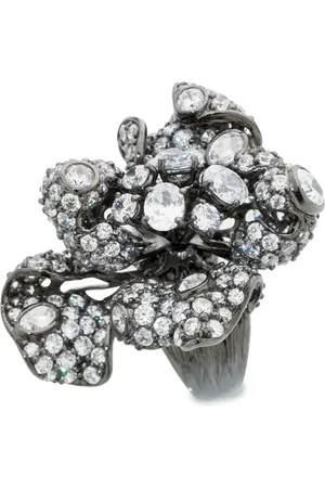 Anabela Chan Bague Bloomingdale en or 18ct à détail de diamant