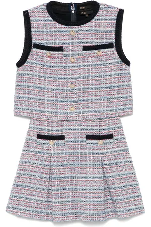 Maje Robe en tweed à coupe courte