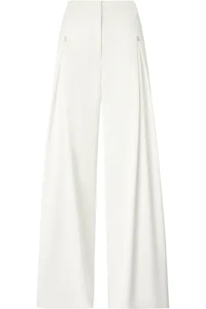 GENNY Pantalon palazzo à détails plissés