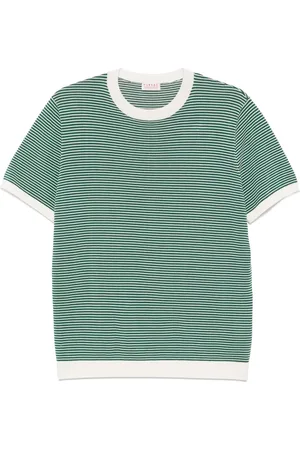 Fursac T-shirt à bord en maille nervurée
