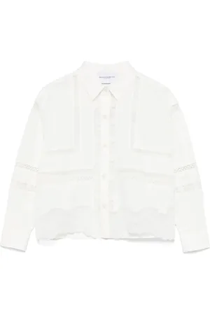 ERMANNO SCERVINO Chemise à empiècement en dentelle