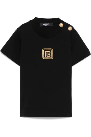 Balmain T-shirt à logo brodé