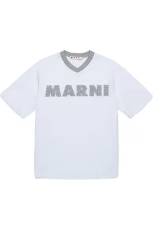 Marni T-shirt à logo brodé
