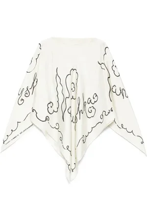Nanushka Foulard en soie à découpes