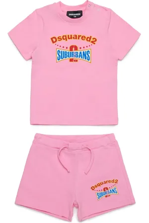 Dsquared2 Ensemble haut-short à logo imprimé