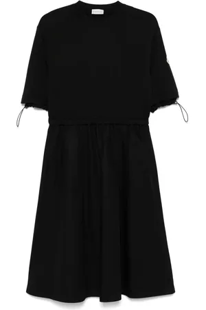 Moncler Robe mi-longue à empiècements contrastants