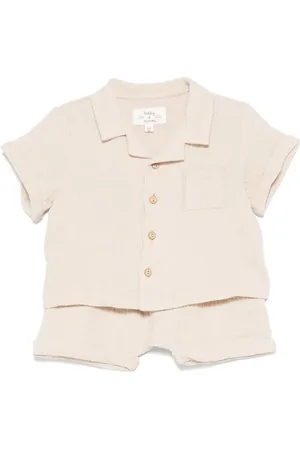 TEDDY & MINOU Ensemble haut-short en seersucker